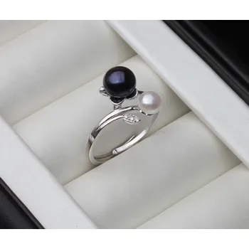 Prsten B-TOP Dámský postříbřený prsten se sladkovodními perlami Květ