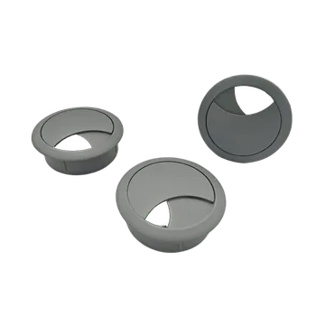 Nábytkové kování Kabelová průchodka 60mm, zaklápavací-šedá 19