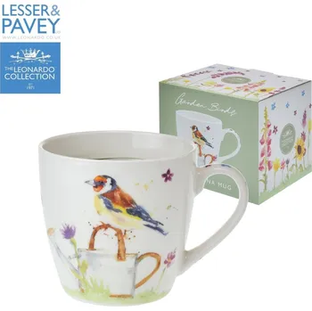 Lesser & Pavey Ltd, England Hrnek 420 ml Zahradní ptáčci - mix 4 druhů dekorů