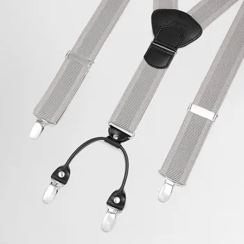 Kšandy Pánské šle BANDI, model NAGELI Basalto