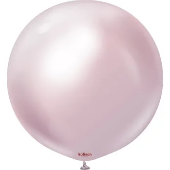 Balónek Balonek chromový růžové zlato, Mirror Pink Gold – 90 cm/36"