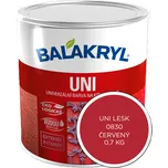 Balakryl UNI LESK Barva: 0830 červená, Hmotnost: 0,7kg