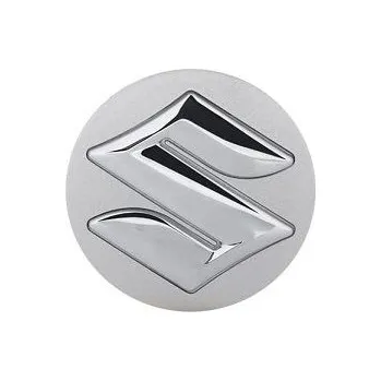 Poklice na kolo Krytky kol, pokličky na kola SUZUKI 54mm stříbrná chrom