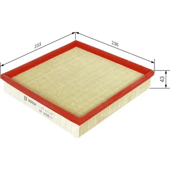 Vzduchový filtr Vzduchový filtr BOSCH 1 457 433 697