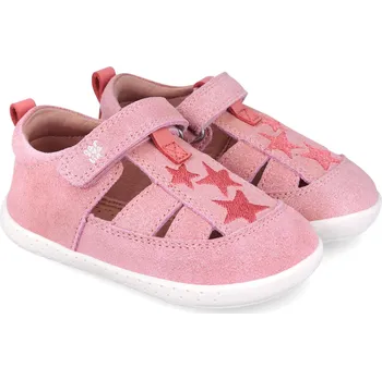 Dívčí sandály Dětské dívčí Barefoot sandály Garvalín růžové,hvězdy 252330 2025 Velikost: 24
