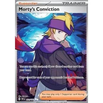 Karetní hra Pokémon TEF 201/162 Morty's Conviction - Temporal Forces