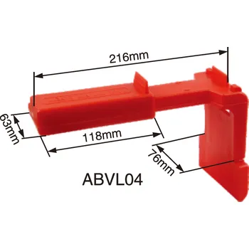 Ventil Lockey Uzávěr kulového ventilu plochý - 13mm - 70mm ( 1/2"-2 3/4")