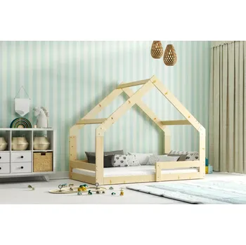 Dětská postel Dětská postel Domek 2 160x80 bez matrace (postel ve tvaru domečku)