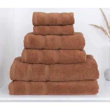 Ručník Matějovský Devon Amber tmavý Jantarová tmavá Bavlna 50/100