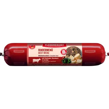 Krmivo pro psa MEATLOVE BEEF MENU WITH PARSNIP, HAZELNUT & SEAWEED 400G