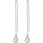 OPN1529-ST Provlékací ocelové náušnice se čtyřlístky