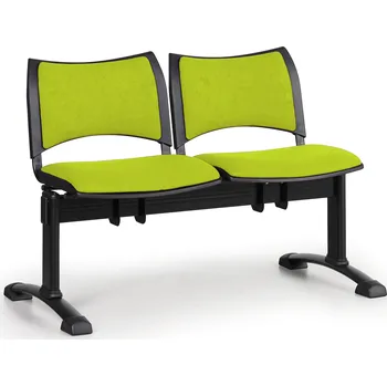 Lavice do čekárny čalouněná Smart Biedrax LC9212z - podnož černá