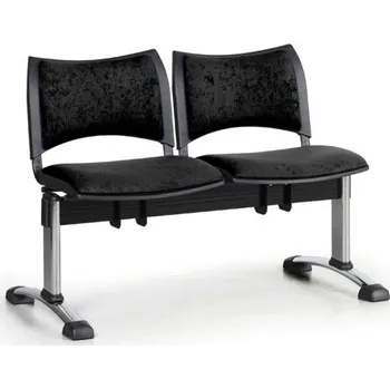 Lavice do čekárny čalouněná Smart Biedrax LC9218c - podnož chromovaná