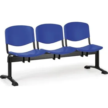 Lavice do čekárny plastová ISO Biedrax LC9700m - podnož černá