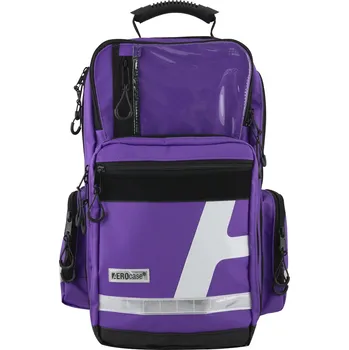 Lékárnička HUM Německo HUM AEROcase® - Pro1R PL1C - zdravotnický batoh - FIALOVÝ - PLANE