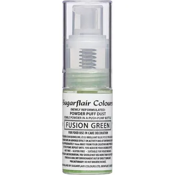 Potravinářské barvivo Prachový lesk v rozprašovači Fusion Green (Zelená) - Sugarflair