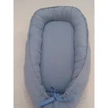 Pro útulný domov Hnízdečko do postýlky Mušelínové Blue modré
