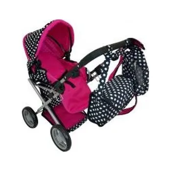 Wózek dla lalek głęboki z torbą