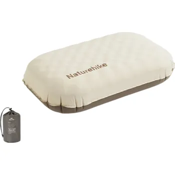 Nafukovací cestovní polštář 52 x 32 x 12 cm Pěnový vodotěsný polštářek z TPU Skládací lehký polštář na kempování a turistiku 160 g