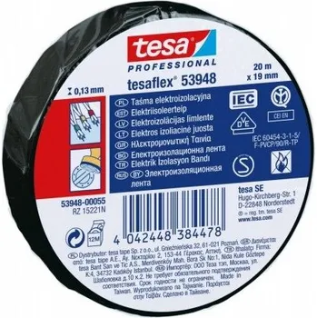 Izolační páska Tesa 53988 izolační PVC páska 19 mm × 20 m samozhášivá