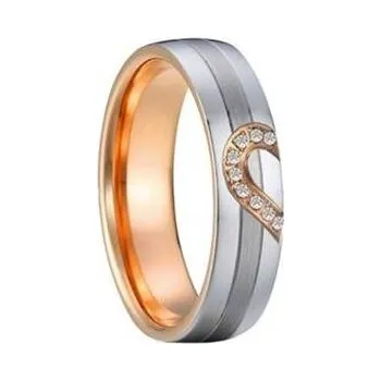 Prsten AN1013-D-52 AN1013 Dámský snubní ocelový prsten