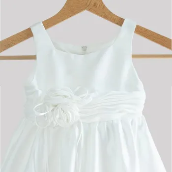 Dívčí šaty šaty slavnostní, družičkové, Pidilidi, PD952, krémová - 128 | 8let