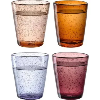 Sklenice Leonardo sklenice Burano teplé barvy 330 ml 4 ks