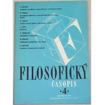 Literární biografie Filosofický časopis 4. ročník 40/1992