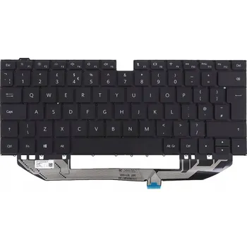 Náhradní klávesnice pro notebook KLÁVESNICE PRO HUAWEI MateBook X Pro MACH W19 W19B W19L W29 W29C WX9 LED UK