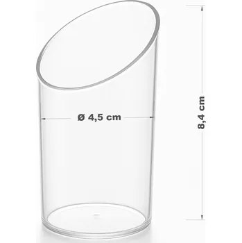 Jednorázové nádobí Fingerfood kelímek kulatý pr.45 65ml 20ks