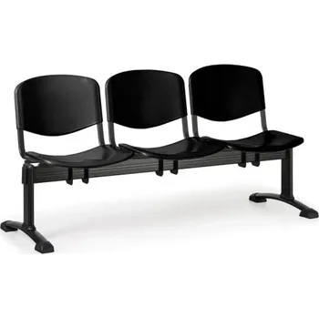 Lavice do čekárny plastová ISO Biedrax LC9700c - podnož černá