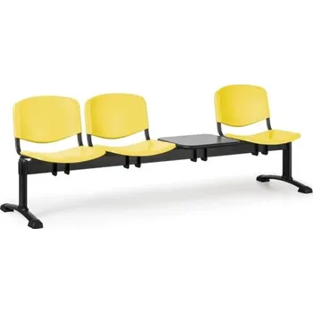 Lavice do čekárny plastová ISO Biedrax LC9710zl - podnož černá