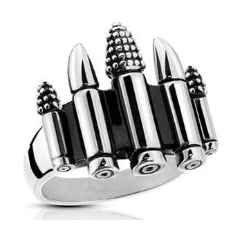 Prsten OPR01449-70 Army ocelový prsten BULLET