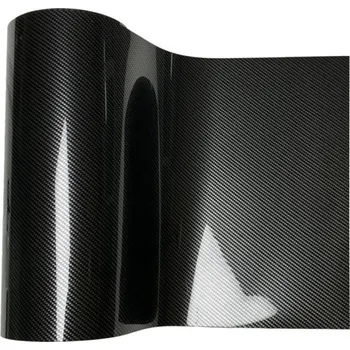 Stínítko do auta Lesklá 9D karbonová fólie 150×50 cm 1 role Samolepicí ochranný vinyl na auto Motorku Notebook Dekorace Tuning Interiér Exteriér