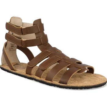 Dámské sandále Barefoot dámské sandály Koel - Aurelia Napa Cognac hnědé Velikost: 42