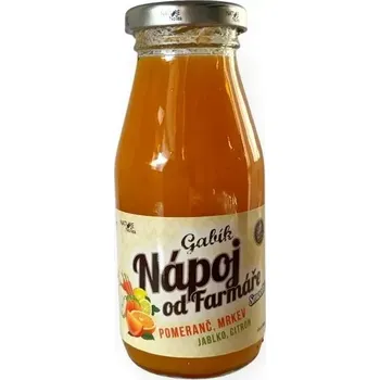 Farmářské Smoothie Gabík - Pomeranč, Mrkev, Jablko a Citrón 200ml