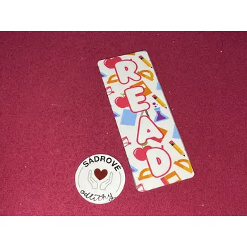 Doplněk ke knize HandMade by VeJa Záložka do knih č.163 - read (psát)