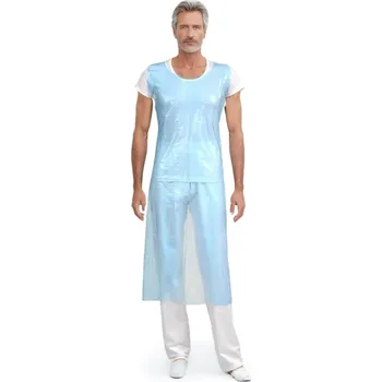 Pracovní zástěra 2P Servis Zástěra PE Tabpo 75 x 125cm modrá 75x125 cm 100% Polyethylen