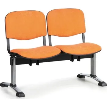 Lavice do čekárny čalouněná Viva Biedrax LC9374o - podnož chromovaná