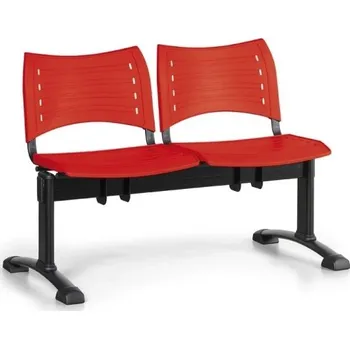 Lavice do čekárny plastová Visio Biedrax LC9284CV - podnož černá