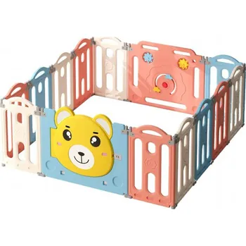 Dětská ohrádka EMP Centauri Plastová ohrádka pro děti 12 panelů 148 x 148 x 62 cm barevná