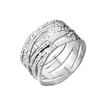 Prsten OPR1945-57 Ocelový prsten tepaný