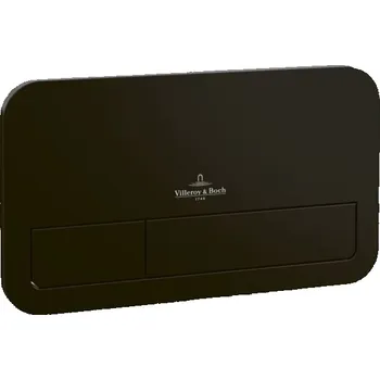 Splachovací tlačítko Villeroy & Boch ovládací tlačítko E200, černá mat - rozbaleno