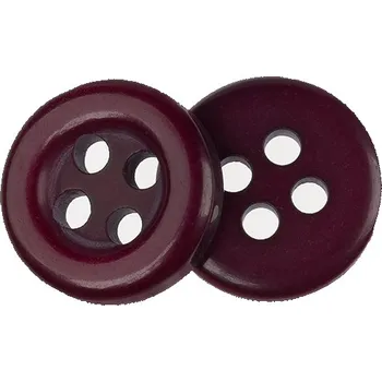 Knoflík Bellatex Knoflík - sada 6 ks Bordová