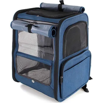 Psí batoh Vsepropejska Gabon batoh pro psa s výběhem | do 7 Kg Barva: Modrá