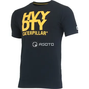 Pánské tričko CATERPILLAR HVY DTY černé pánské pracovní triko 100% Ba M