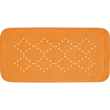 Protiskluzová podložka Spirella Protiskluzová podložka do vany ALASKA, oranžová, 71 x 36 cm