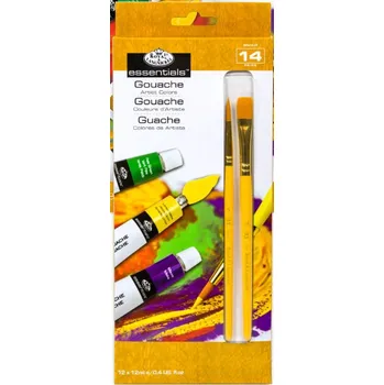 Vodová barva Royal Langnickel ROYAL and LANGNICKEL kvašové barvy 12 ks á 12 ml