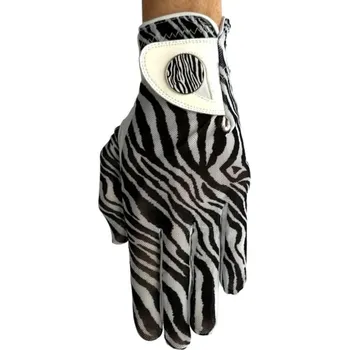 Golf Best of Golf America Zeebra dámská golfová rukavice, černo/bílá bílo/černá, levá (pro praváky), L