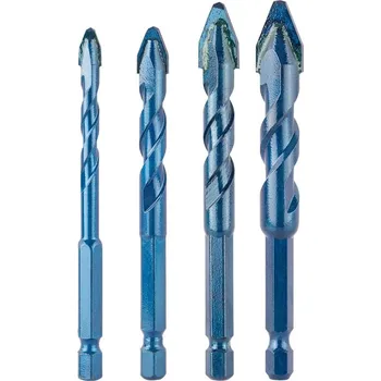 Vrták Sada univerzálních vrtáků HEX - 4 ks (6, 8, 10, 12 mm)